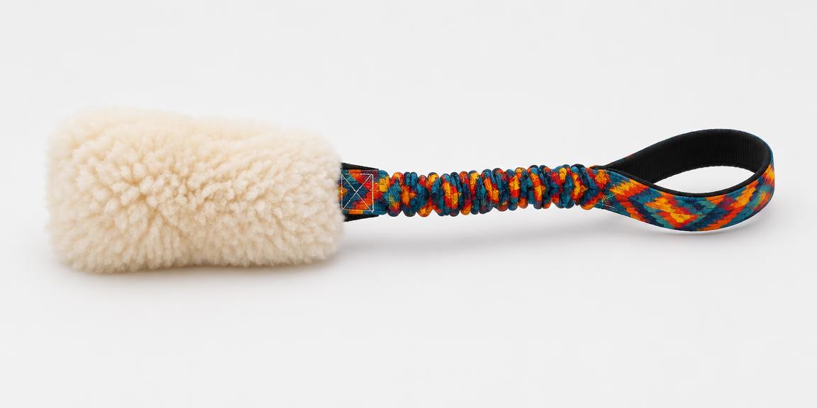 Sheepskin Bungee Tug Toy